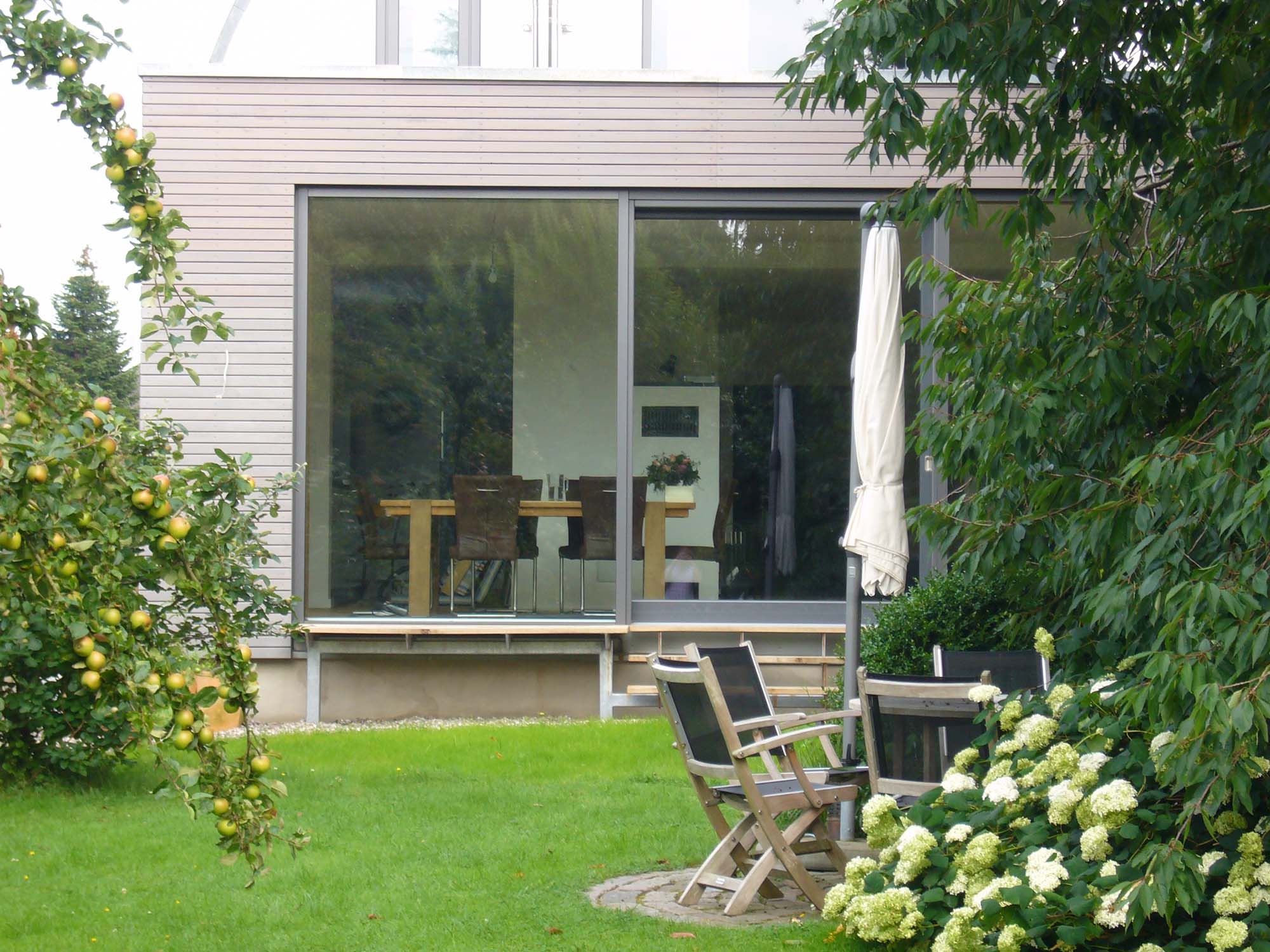 Frontalansicht Anbau in Kronshagen