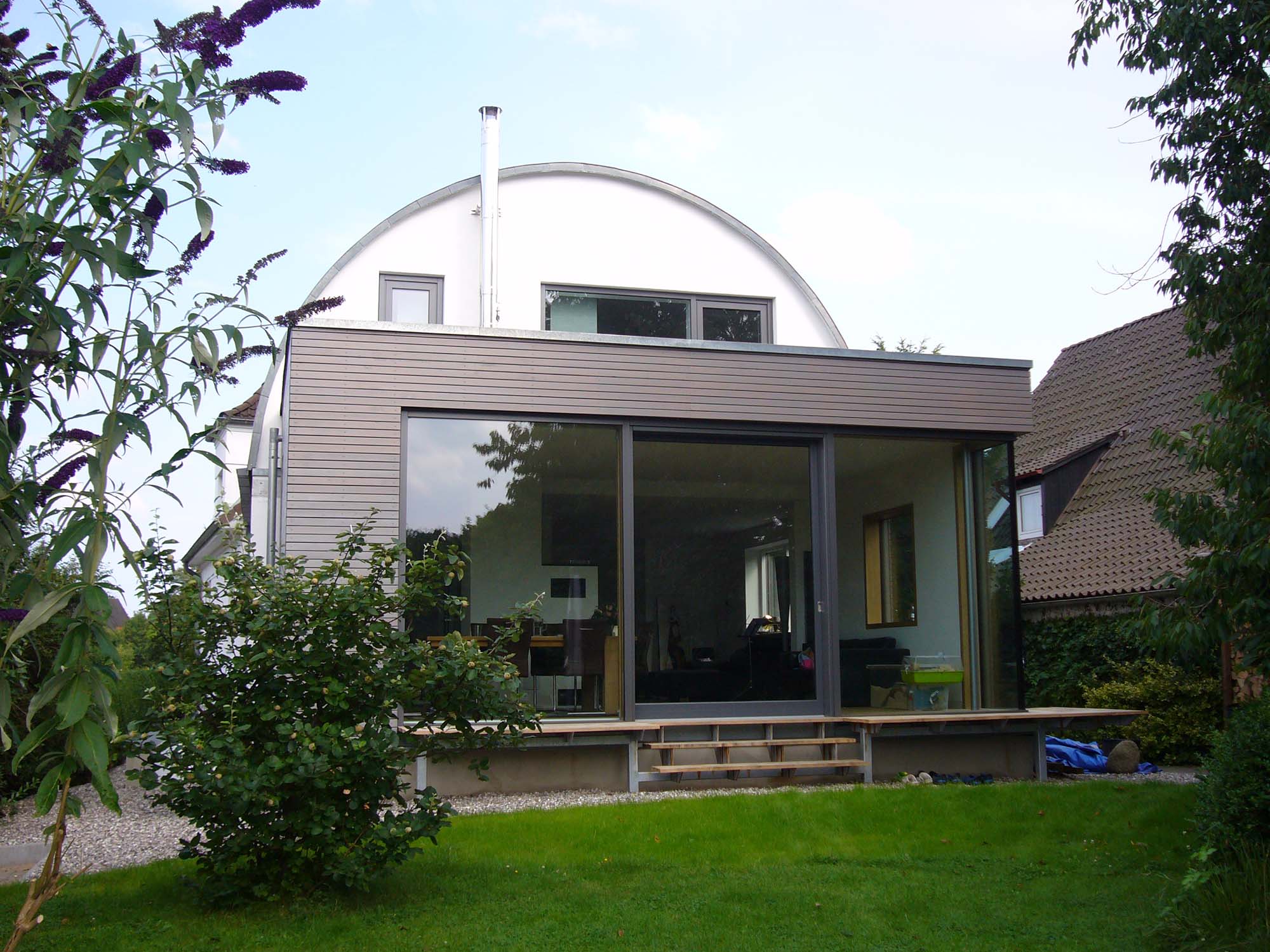 Frontalansicht Anbau in Kronshagen
