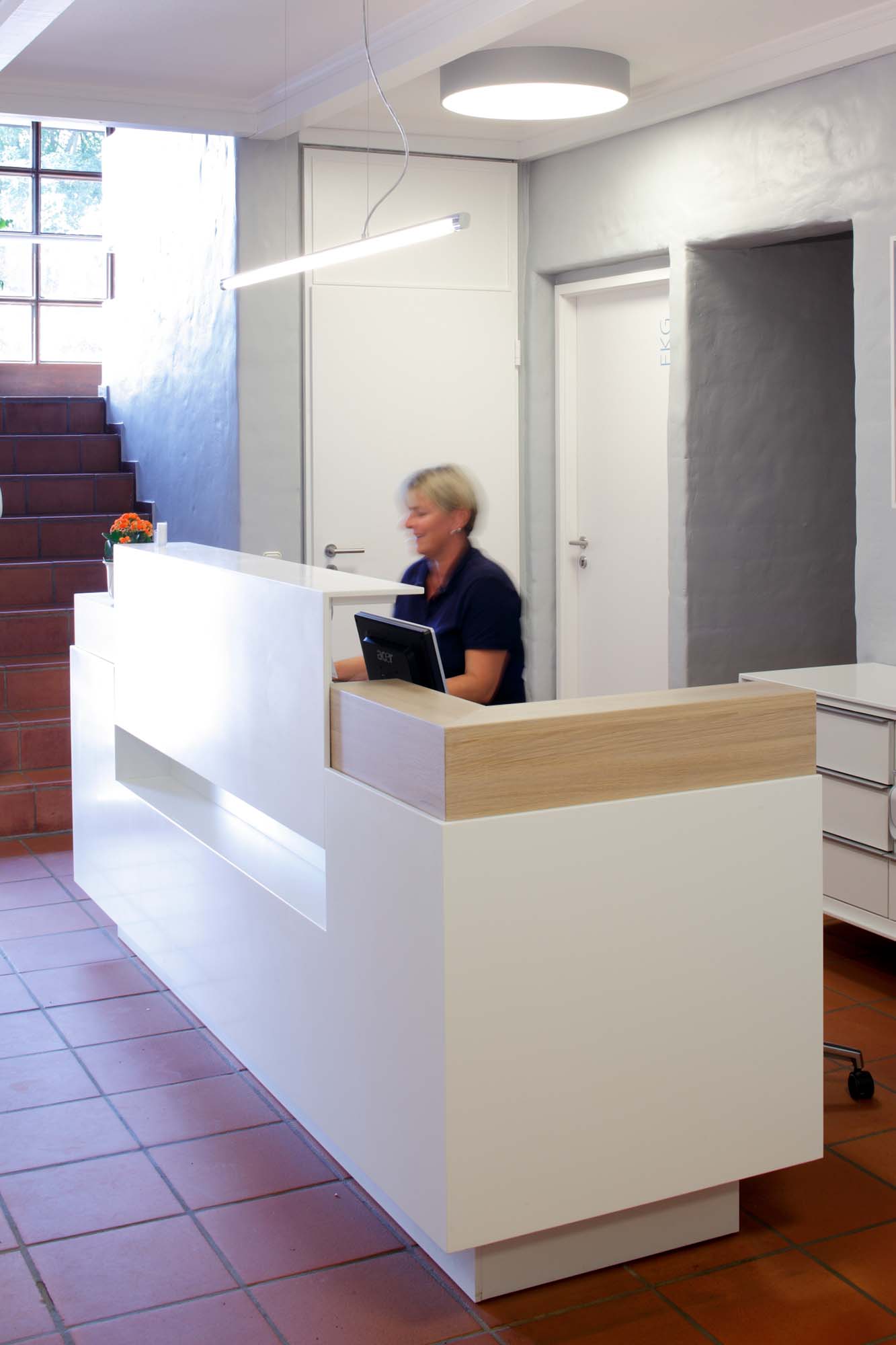 Empfangstresen, Allgemeinarztparxis in Heikendorf